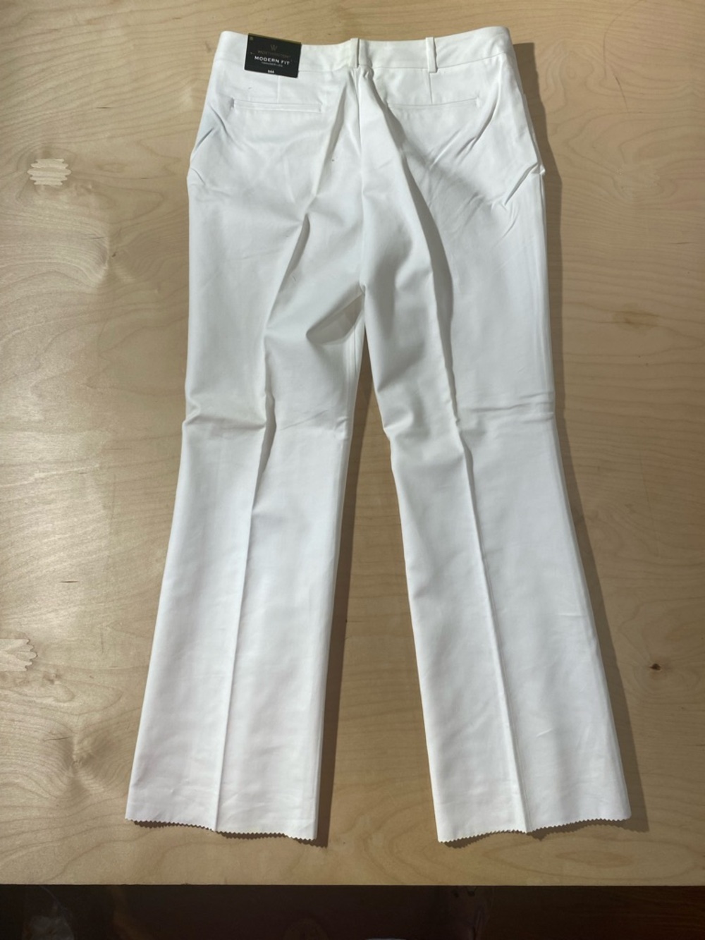 Worthington White Modern Fit Dress Pants Needs Hemmed 8 (RB) - Picture 8 of 9